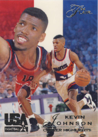 1994 Flair USA Kevin Johnson #M2 Kevin Johnson / Career Highlights