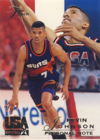 1994 Flair USA Kevin Johnson #M7 Kevin Johnson / Personal Note