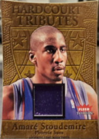 2004-05 Fleer Tradition Hardcourt Tributes Patches #19 Amare Stoudemire /50 /jly-0402