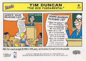2005-06 Bazooka Comics #06 Tim Duncan