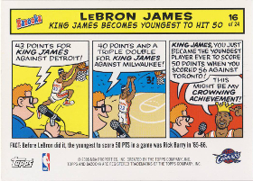 2005-06 Bazooka Comics #16 LeBron James