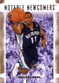 2007-08 Fleer Hot Prospects Notable Newcomers #06 Mike Conley Jr RC