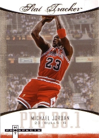 2007-08 Fleer Hot Prospects Stat Tracker #26 Michael Jordan
