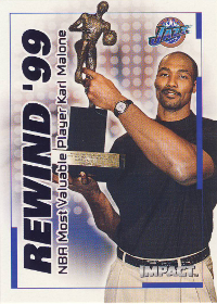 1999-00 SkyBox Impact Rewind 99 #RN13 Karl Malone