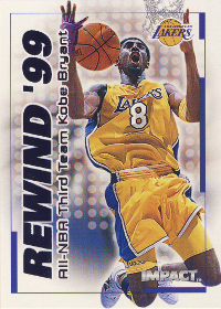 1999-00 SkyBox Impact Rewind 99 #RN28 Kobe Bryant