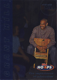 1997-98 Hoops Chill with Hill #8 / The importance of education