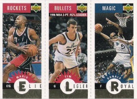 1996-97 Collector's Choice Mini-Cards Gold #M150 Royal / Legler / Elie