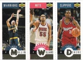1996-97 Collector's Choice Mini-Cards Gold #M038 Mullin / Williams / Dehere