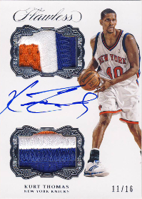 2016-17 Panini Flawless Dual Patch Autographs #56 11/16