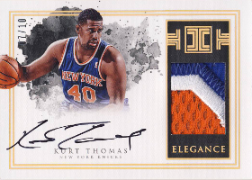 2016-17 Panini Impeccable Elegance Retired Jersey Autographs Holo Gold #4 07/10