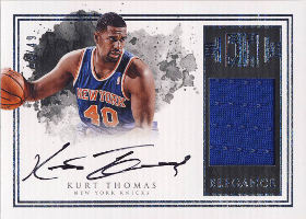 2016-17 Panini Impeccable Elegance Retired Jersey Autographs Silver #4 14/49