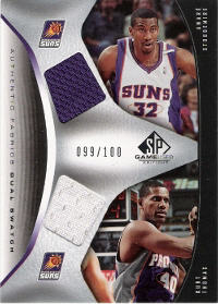 2006-07 SP Game Used Authentic Fabrics Dual #TS 099/100 with Stoudemire