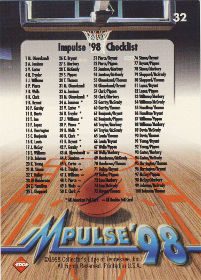 1998 Collector's Edge Impulse #32