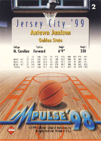 1998 Collector's Edge Impulse Jersey City '99 #2