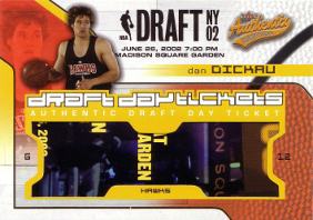 2002-03 Fleer Authentix Draft Day Ticket VIP #7