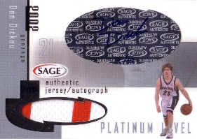 2002 SAGE Jerseys Platinum #DDJ 07/10