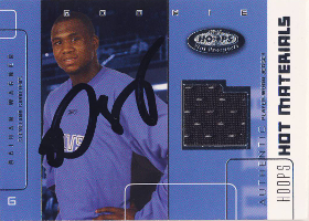 2002-03 Hoops Hot Prospects Hot Materials #36 (certified handsigned)