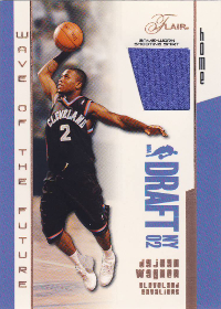 2002-03 Flair Wave of the Future Jerseys #DW 084/100
