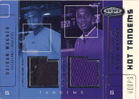 2002-03 Hoops Hot Prospects Hot Tandems #25 with Rush 087/100