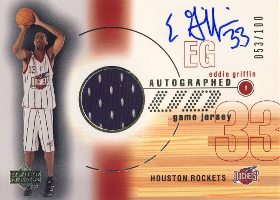 2001-02 Upper Deck Game Jerseys Autographs 2 #EG-A 053/100