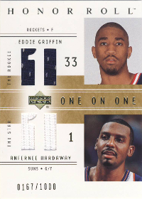 2001-02 Upper Deck Honor Roll #126 with A. Hardaway 0167/1000