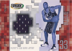 2001-02 Upper Deck Playmakers PC Game Jersey #EGJ 341/350