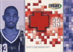 2001-02 Upper Deck Playmakers PC Shooting Shirt #EGS 154/350