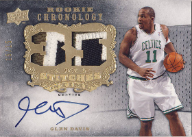2007-08 Chronology Stitches in Time Patches Autographs 15 #GD 15/15