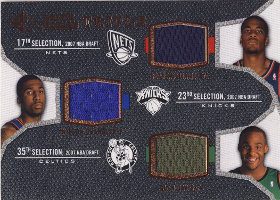 2007-08 SP Rookie Threads Rookie Threads Triple #DCW with Williams / Chandler