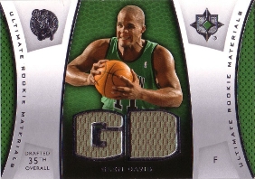 2007-08 Ultimate Collection Materials Rookies #GD