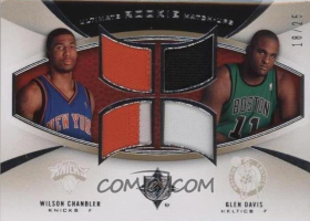 2007-08 Ultimate Collection Rookie Matchups Patches #CD with Chandler 18/25 /comc4 /jly-0446