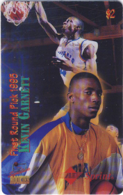 1995 Signature Rookies Phone Cards #SR-5 3 min /3000