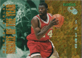 1995 Classic ROY Redemptions Interactive card #17 Michael Finley /100 (NUM missing!)