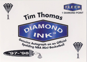 1997-98 Fleer Diamond Ink #11A 1pt.