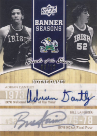 2009-10 Greats of the Game Autographs #138 Adriant Dantley / Bill Laimbeer 08/10