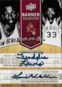 2009-10 Greats of the Game Autographs #135 Freddie Lewis / Lionel Hollins 03/10 /jly-0420
