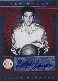 2013-14 Totally Certified Autographs Red #117 Dolph Schayes 03/10
