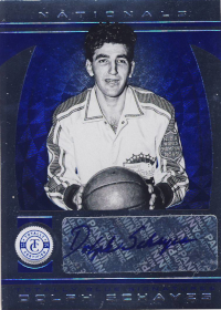 2013-14 Totally Certified Autographs Blue #117 Dolph Schayes 1/5