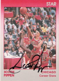 1991 Star Co. Bulls Career Stats Scottie Pippen
