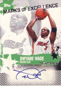 2006-07 Topps Marks of Excellence #DW Dwyane Wade B