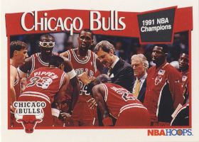 1991-92 Hoops #277 Chicago Bulls TC -Bulls-