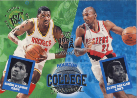 1994-95 Stadium Club Super Teams NBA Finals #104 Hakeem Olajuwon CT / Clyde Drexler CT