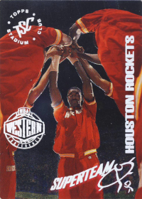1994-95 Stadium Club Super Teams #10 Houston Rockets WCF