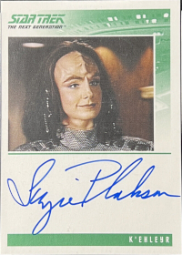 2005 Rittenhouse Quotable Star Trek The Next Generation Autographs #NNO Suzie Plakson as K'ehleyr in 'The Emissary' /jly-0493