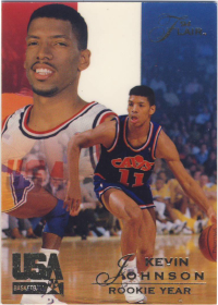 1994 Flair USA Kevin Johnson #M5 Kevin Johnson / Rookie Year /comc1 (missing!)