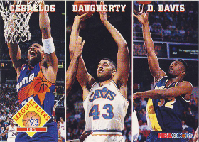 1993-94 Hoops #285 LL Cedric Ceballos / Brad Daugherty / Dale Davis