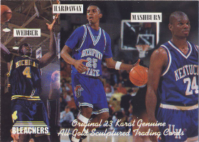 1994-00 Bleachers 23 Karat Gold #6 Class of '93 Webber / Hardaway / Mashburn