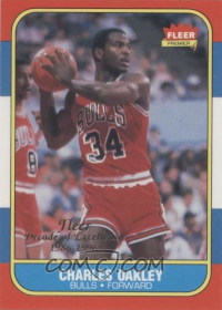 1996-97 Fleer Decade of Excellence #7 Charles Oakley /comc1 (missing!)