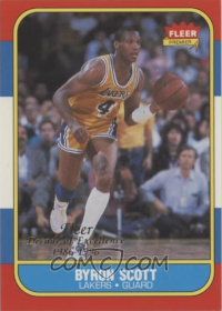 1996-97 Fleer Decade of Excellence #16 Byron Scott /comc1 (INS missing!)