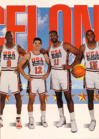 1991-92 SkyBox #545 Team USA 2